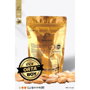 450g Gold Doypack Kuru İncir – Orta Boy Aydın İnciri (AB Coğrafi İşaretli)