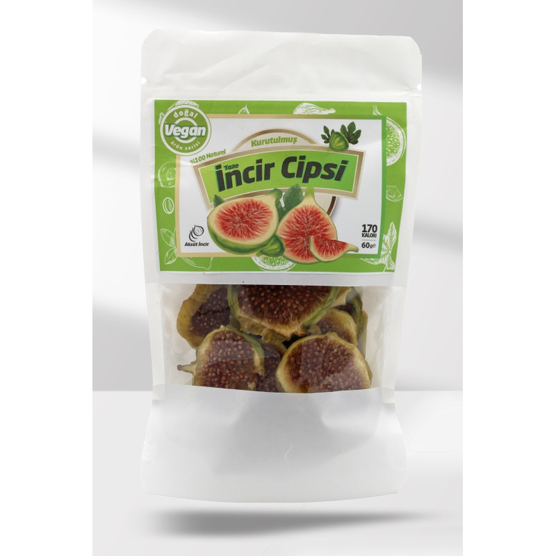 İncir Cipsi - Doğal Kurutulmuş Taze İncir Cipsi