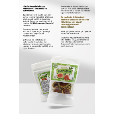 İncir Cipsi - Doğal Kurutulmuş Taze İncir Cipsi