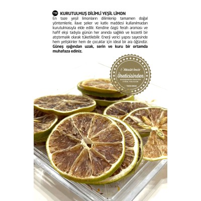 Kurutulmuş Yeşil Limon